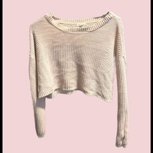 Crop top sweater
